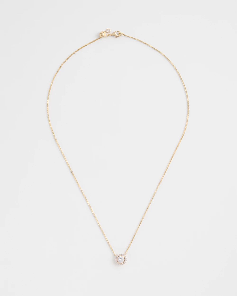 Gold Tone Drop Stone Necklace | Chico's